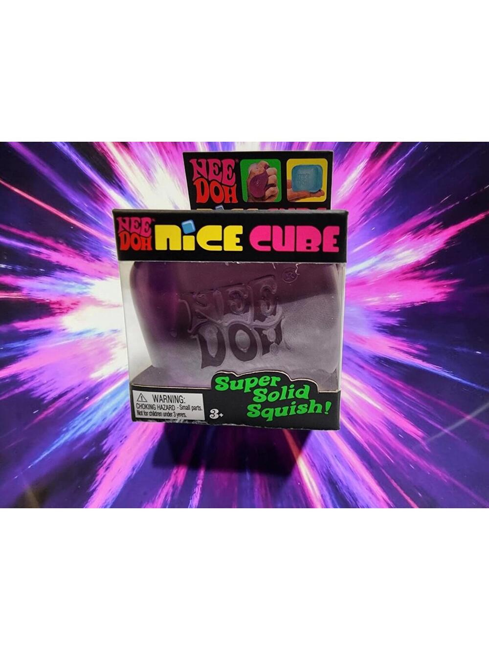 🚨🚨🚨NEE DOH NICE CUBE SUPER SOLID SQUISH TOY PURPLE BRAND NEW READY TO SHIP!